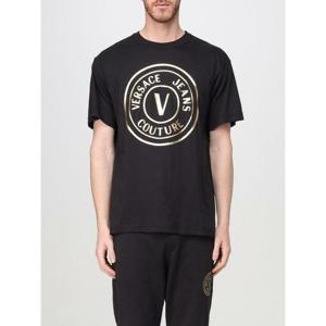 베르사체 VEmblem 패치 티셔츠 V엠블럼 78GAHT01CJ00T G89