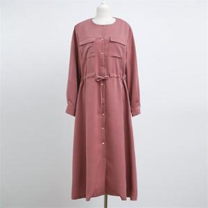 [강물처럼]아이우먼 오픈버튼포켓원피스 WBN740M212 빅사이즈 (9