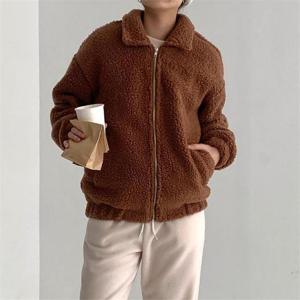 [강물처럼]아이우먼 뽀글이집업후리스자켓 EZN751M212 빅사이즈