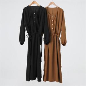 [강물처럼]빅사이즈사랑해요 K676L212 A라인뮤즈스트링원피스 TG