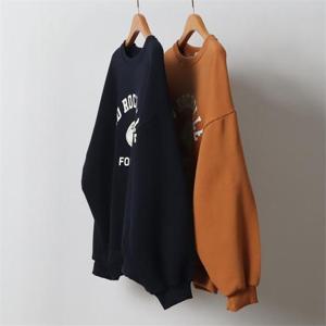 [강물처럼]빅사이즈사랑해요 J590L212 럭비나염기모맨투맨 GY (9