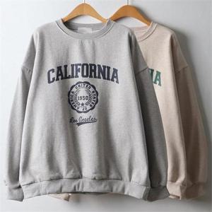 [강물처럼]위쉬몰 GY 기모안감캘리맨투맨(J581H212) 빅사이즈 (9