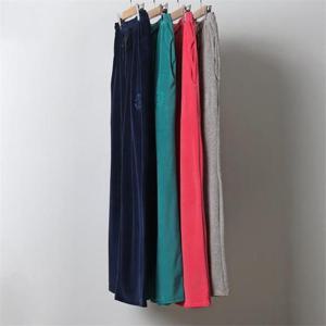 [강물처럼]빅사이즈사랑해요 J565L212 끈밴딩벨벳배기팬츠 DO (9