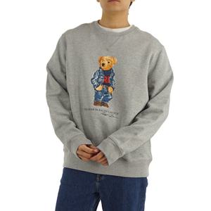 폴로 랄프로렌 테디베어 프린팅 맨투맨 티셔츠 라이트 그레이 710953718 003