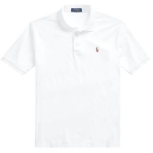 랄프로렌 컬러포니로고 코튼 반팔 카라티 화이트 710666999001