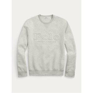 폴로 랄프 로렌 엠보 레터링 토널 포니로고 자수 더블니트 맨투맨 710890703003