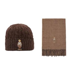 [폴로랄프로렌] 남녀공용 찰스 베어 기프트 세트 목도리 머플러(PC1460 203)