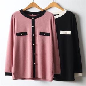 [강물처럼]위쉬몰 MN 진주배색포인트긴팔티(J634H212) 빅사이즈