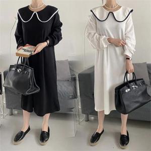 [강물처럼]위쉬몰 RA 동글카라랍바롱원피스(K755H301) 빅사이즈