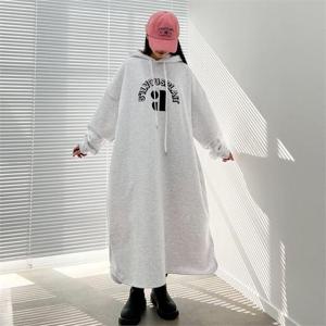 [강물처럼]아이우먼 기모후드옆트임원피스 TON444M301 빅사이즈