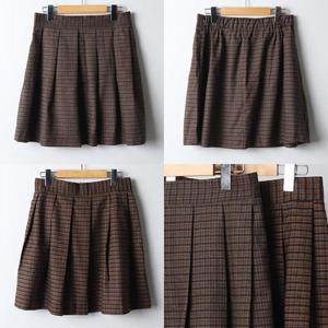 [강물처럼]위쉬몰 CH 스쿨체크주름스커트(J413H301) 빅사이즈 (9