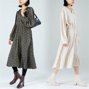 [강물처럼]위쉬몰 CM 플로랄패턴랩원피스(K765H301) 빅사이즈 (9