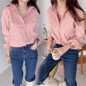 [강물처럼]위쉬몰 BN 심플유니크기모남방(K710H212) 빅사이즈 (9