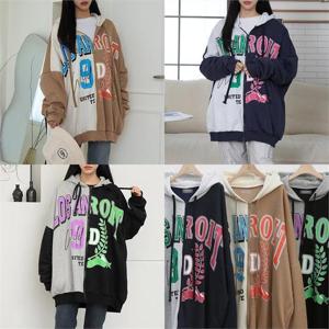 [강물처럼]위쉬몰 PO 기모로로배색후드집업(K640H212) 빅사이즈