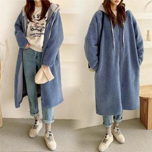 [강물처럼]위쉬몰 EM 세미털포켓롱후드집업(C039H212) 빅사이즈