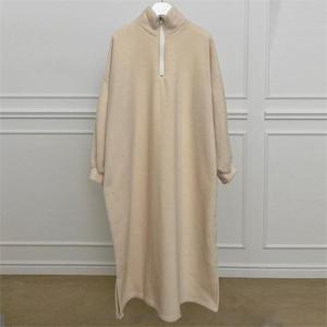 [강물처럼]아이우먼 포근아노락기모원피스 GLN712M212 빅사이즈