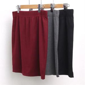 [강물처럼]빅사이즈사랑해요 4819L212 5부일자밴드치마 WW (9331