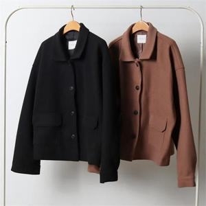 [강물처럼]빅사이즈사랑해요 J499L211 네모주머니울버튼자켓 CH