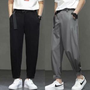 [의류] 9부 편한바지 단조절 추리닝 스트링팬츠