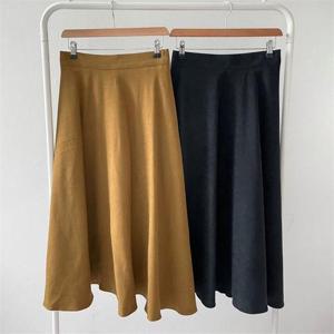 [강물처럼]빅사이즈사랑해요 G299L211 어썸플레어롱스커트 CR (9