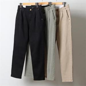 [강물처럼]빅사이즈사랑해요 J493L211 핀턱기모안감배기팬츠 MD