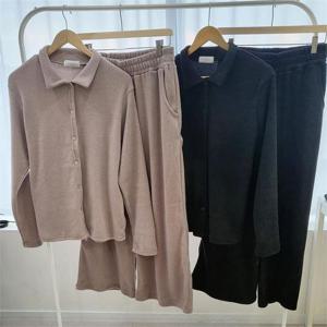 [강물처럼]빅사이즈사랑해요 K778L301 쫀쫀카라가디건투피스 DL