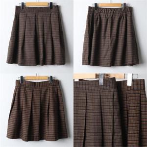[강물처럼]위쉬몰 CH 스쿨체크주름스커트(J413H211) 빅사이즈 (9