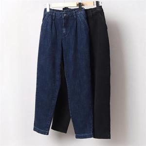 [강물처럼]빅사이즈사랑해요 B752L211 워싱기모밴드배기팬츠 LO