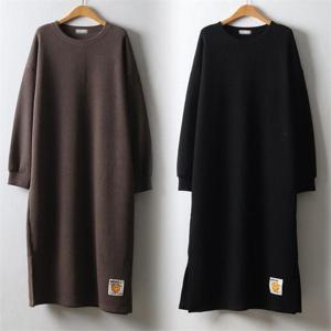 [강물처럼]위쉬몰 RI 스마일패치골지원피스(J467H211) 빅사이즈