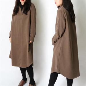 [강물처럼]위쉬몰 HG 모카오픈카라원피스(7620H211) 빅사이즈 (9