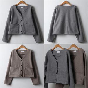 [강물처럼]위쉬몰 CH 지그헤링본브이자켓(J458H211) 빅사이즈 (9