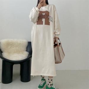 [강물처럼]아이우먼 텍스트슈퍼알기모원피스 MAN611M211 빅사이