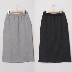 [강물처럼]위쉬몰 MN 기모절개뒷트임스커트(B790H211) 빅사이즈