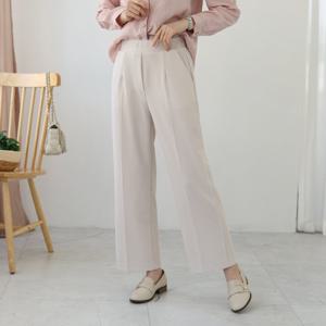 [웬디즈갤러리]구디즈 밴딩 슬랙스 /여성 일자핏 세미 와이드 UPT110