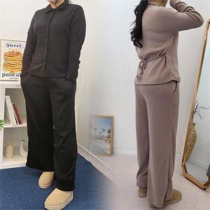 [강물처럼]위쉬몰 DL 카라단추가디건투피스(K778H301) 빅사이즈