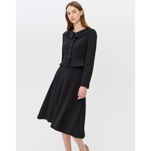 질스튜어트 뉴욕 여성 26SS 블랙 절개장식 울혼방 자켓 JSJA6B210BK