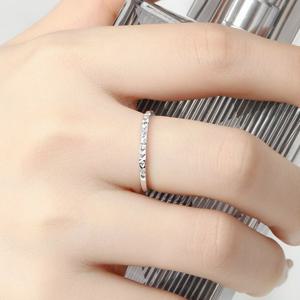 (비쥬홀릭) 실버925 백금도금 샤인커팅 오픈링 반지 오픈반지