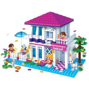 놀이활동 반바오 조립블록 재밌는 홀리데이 빌라 만들기