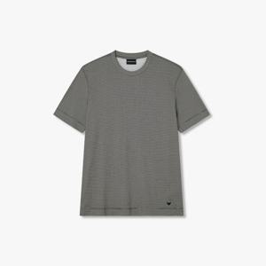 [엠포리오 아르마니]남성 스퀘어 패턴 리오셀 티셔츠(A516126012)