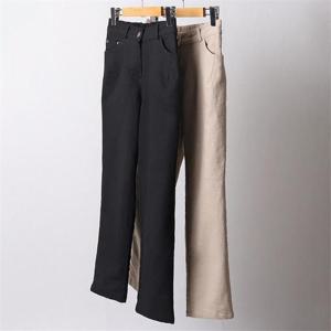 [강물처럼]빅사이즈사랑해요 F987L211 컨츠기모밴딩일자팬츠 MD