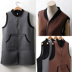 [강물처럼]위쉬몰 MN 모던배색집업베스트(7329H211) 빅사이즈 (9