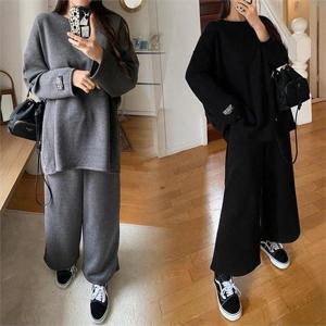 [강물처럼]위쉬몰 RA 오버핏기모라벨세트(H029H211) 빅사이즈 (9