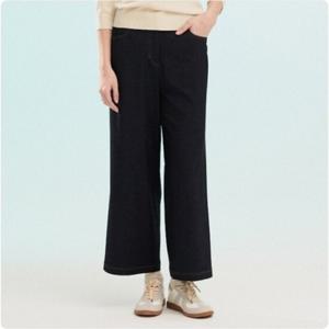 [요하넥스]멜란지트윌 세미와이드팬츠 Z6A3P102