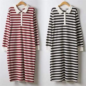 [강물처럼]위쉬몰 CH 골지단가라롱원피스(J404H211) 빅사이즈 (9