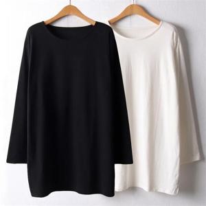 [강물처럼]위쉬몰 WW 힐링베이직기모롱티(7947H211) 빅사이즈 (9