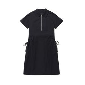 커버낫 카라 지퍼 원피스 B1 CO2401OP70 BK LG