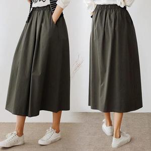 [강물처럼]위쉬몰 EM 라떼옆포켓밴딩스커트(K278H301) 빅사이즈