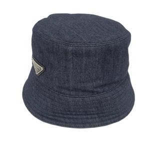 프라다 삼각로고 데님 버킷햇 모자 2HC137 AJ6 F0008