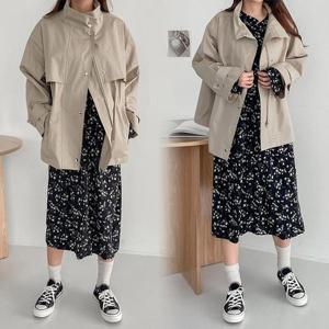 [강물처럼]위쉬몰 BN 하이넥루즈숏야상점퍼(G632H301) 빅사이즈