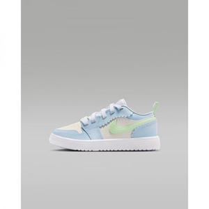 나이키 조던 1 로우 알트 SE 리틀키즈 신발 - 하프 블루세일화이트베이퍼 그린 IB7117-403 367232